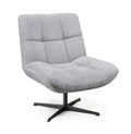 Fauteuil pivotant gris perle