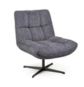 Fauteuil pivotant gris anthracite