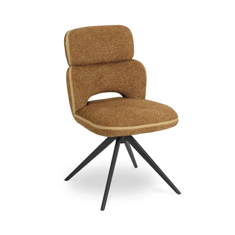 Chaise ultra confort jaune moutarde (vendu par 2)