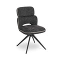 Chaise ultra confort gris anthracite (vendu par 2)