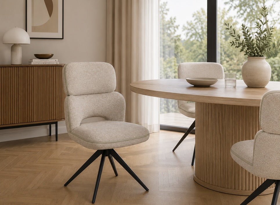 Chaise ultra confort beige (vendu par 2)