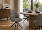 Chaise ultra confort gris perle (vendu par 2)