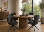 Chaise ultra confort gris anthracite (vendu par 2)