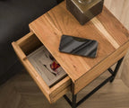 table de chevet 1 tiroir sur pied