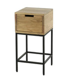 table de chevet 1 tiroir sur pied