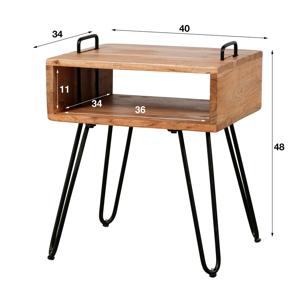 Table de chevet design moderne pour intérieur élégant