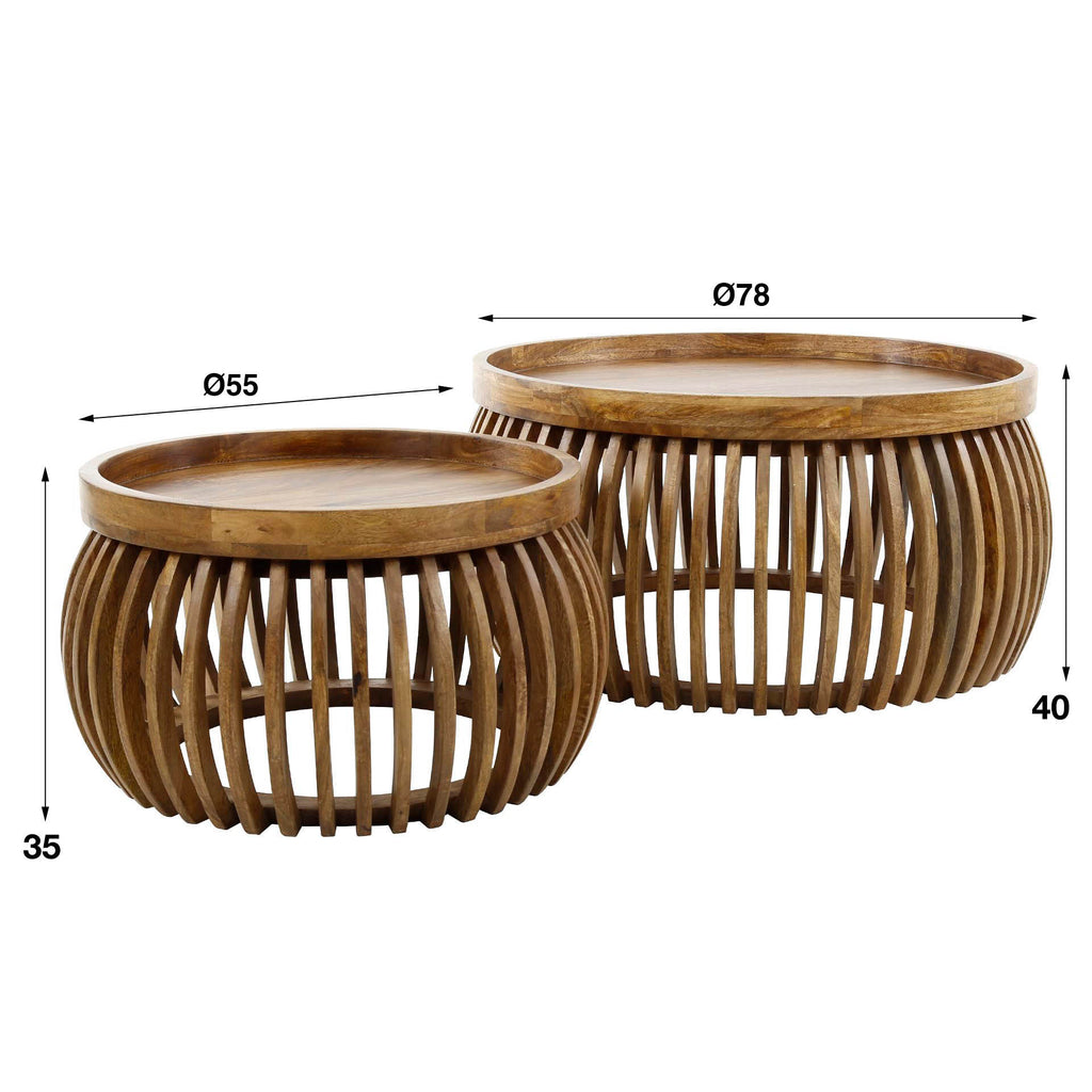 Set de 2 tables basses