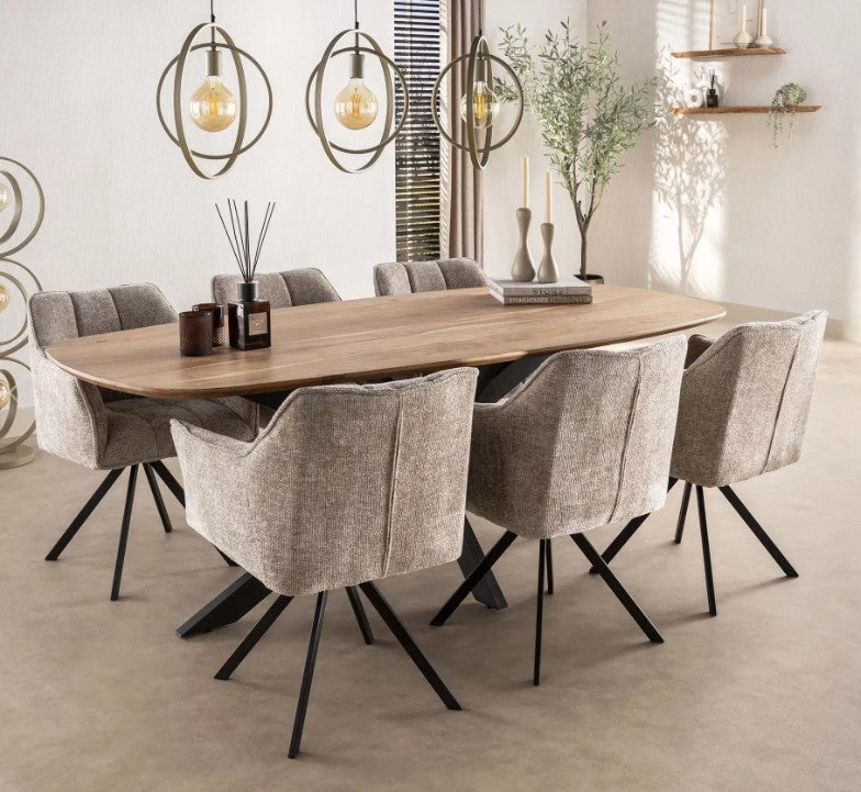 Table à manger – 215 cm | Acacia massif