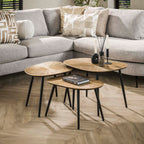 Table basse trio