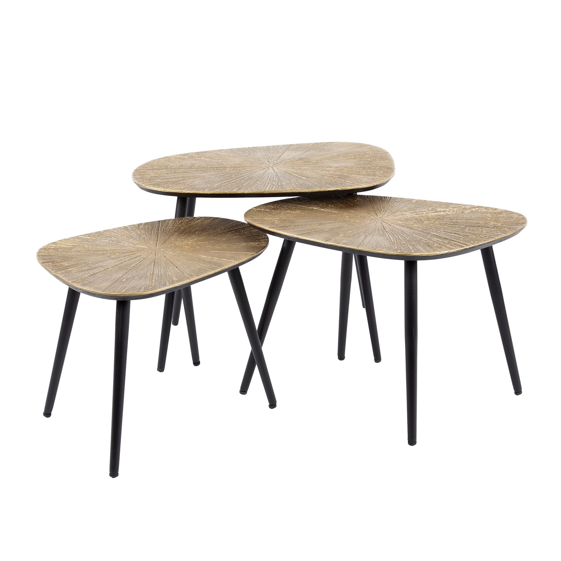 Table basse trio