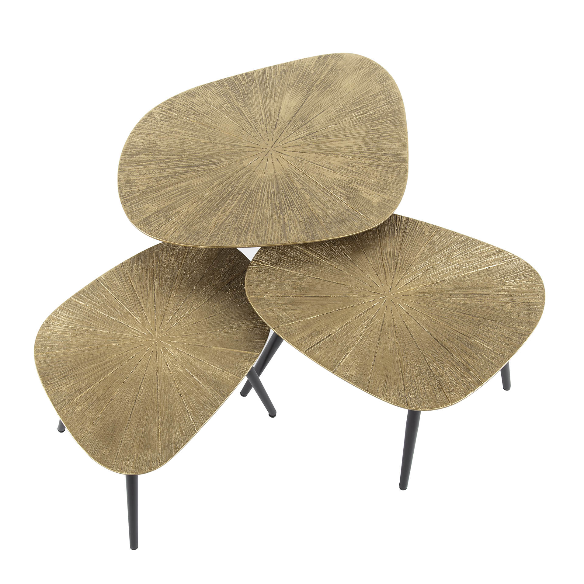 Table basse trio