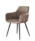 Fauteuil – Tissu nervuré Rock sable