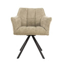Fauteuil pivotant – Bouclé sable