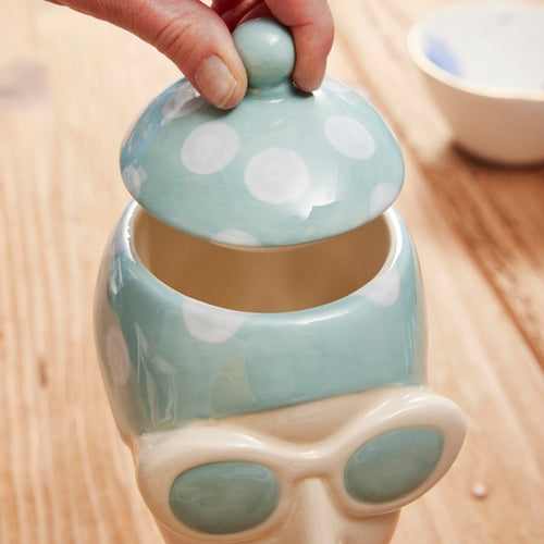 Bocal design bleu