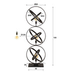 Lampadaire GALAXY 3L