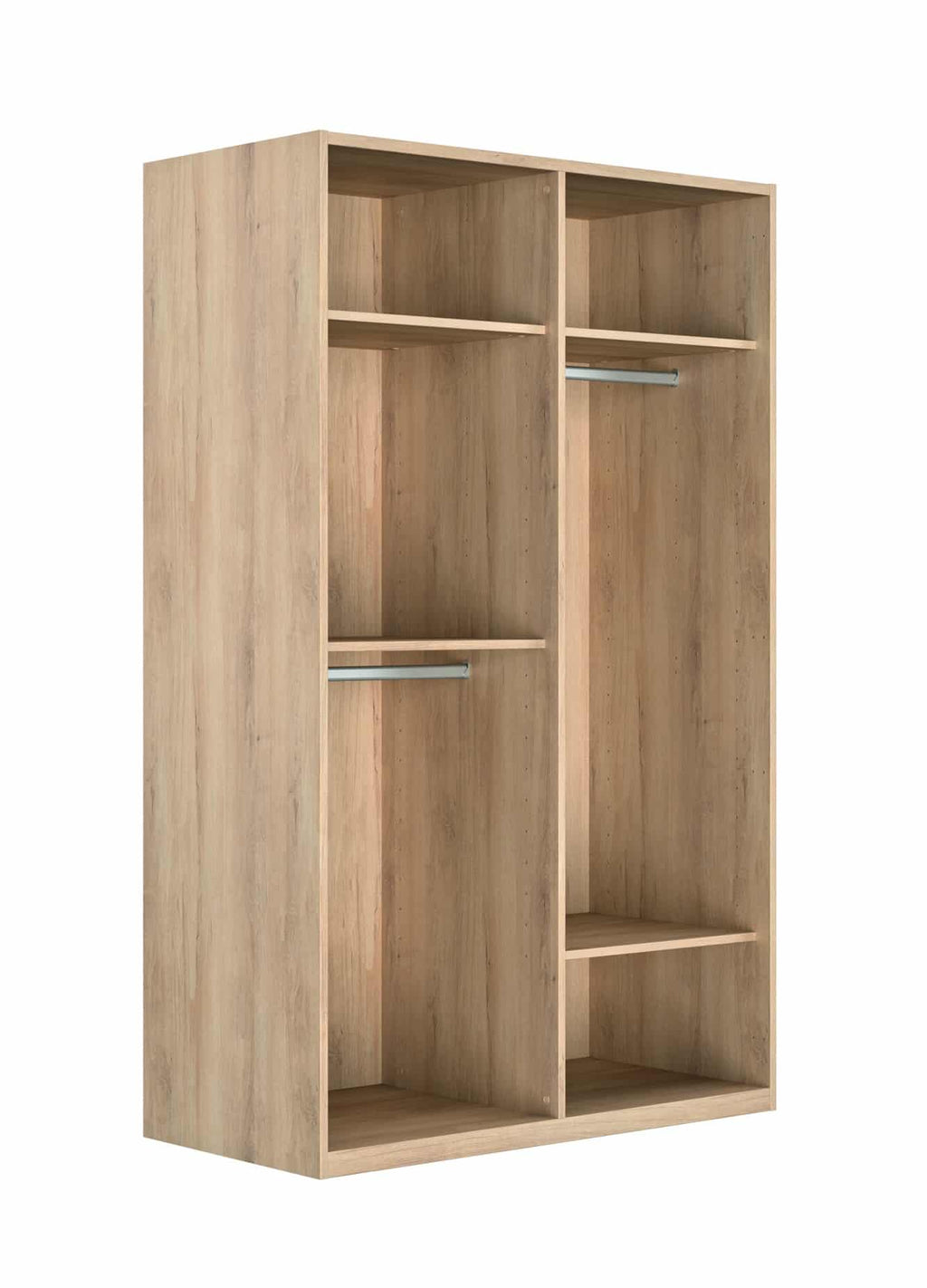 Armoire dressing portes battantes pleines décorées ou non