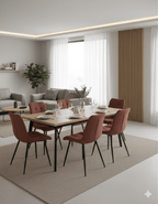 Chaise orange citrouille (vendu par 2)