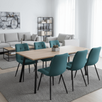 Chaise bleu turquoise (vendue par 2)
