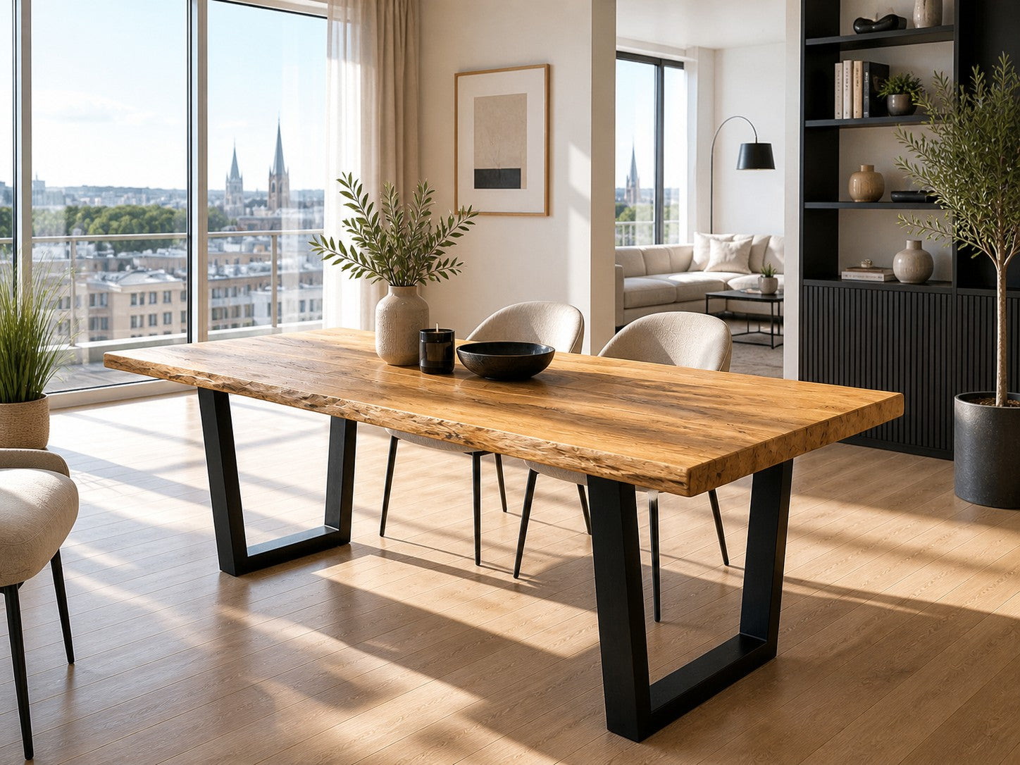 Table rectangulaire en teck