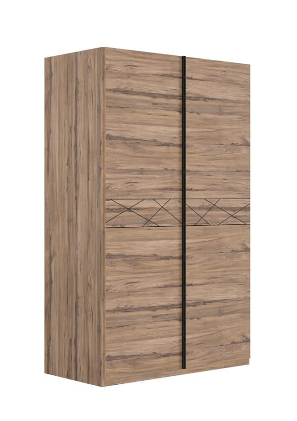 Armoire dressing portes battantes pleines décorées ou non