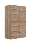 Armoire dressing portes battantes pleines décorées ou non