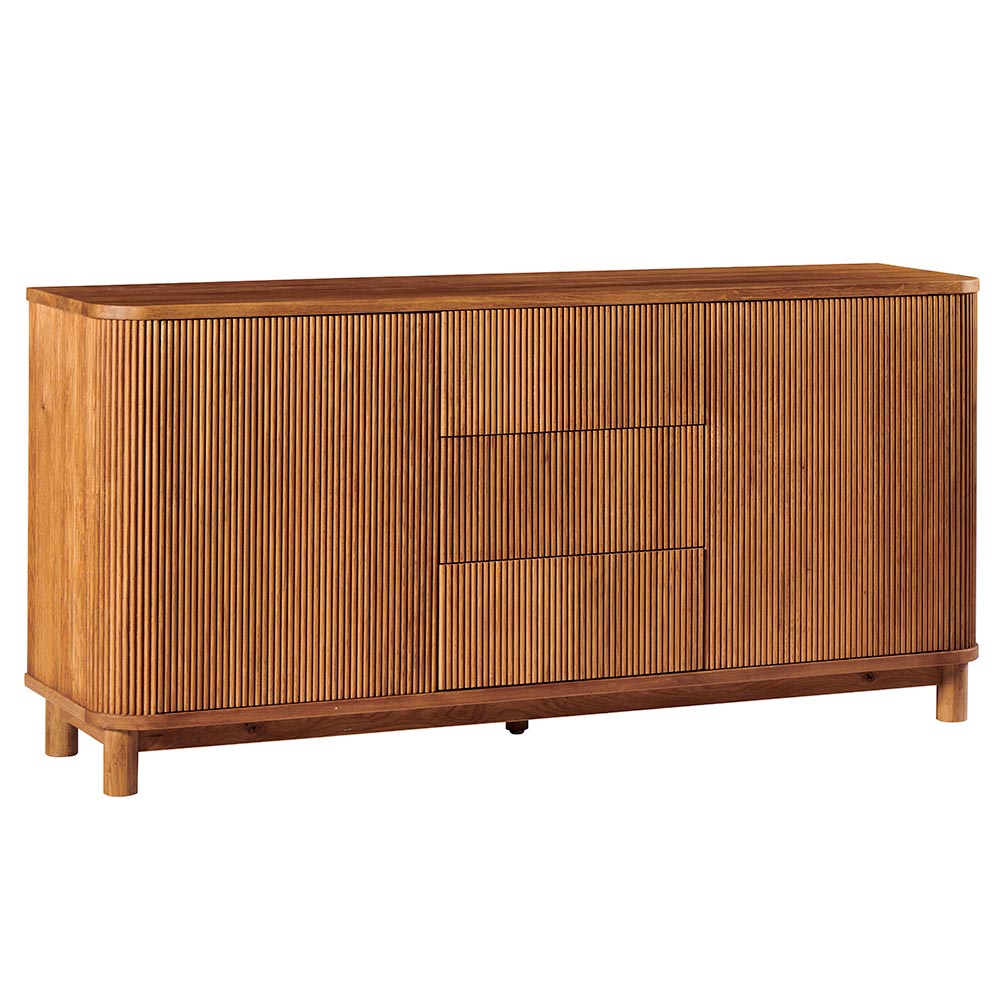 Buffet en chêne huilé design moderne pour intérieur élégant