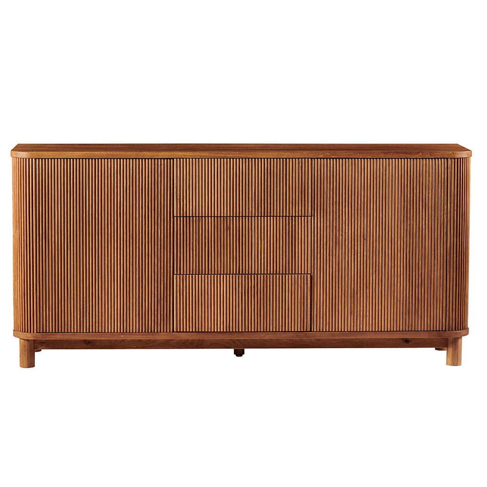 Buffet en chêne huilé design moderne pour intérieur élégant