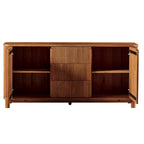 Buffet en chêne huilé design moderne pour intérieur élégant