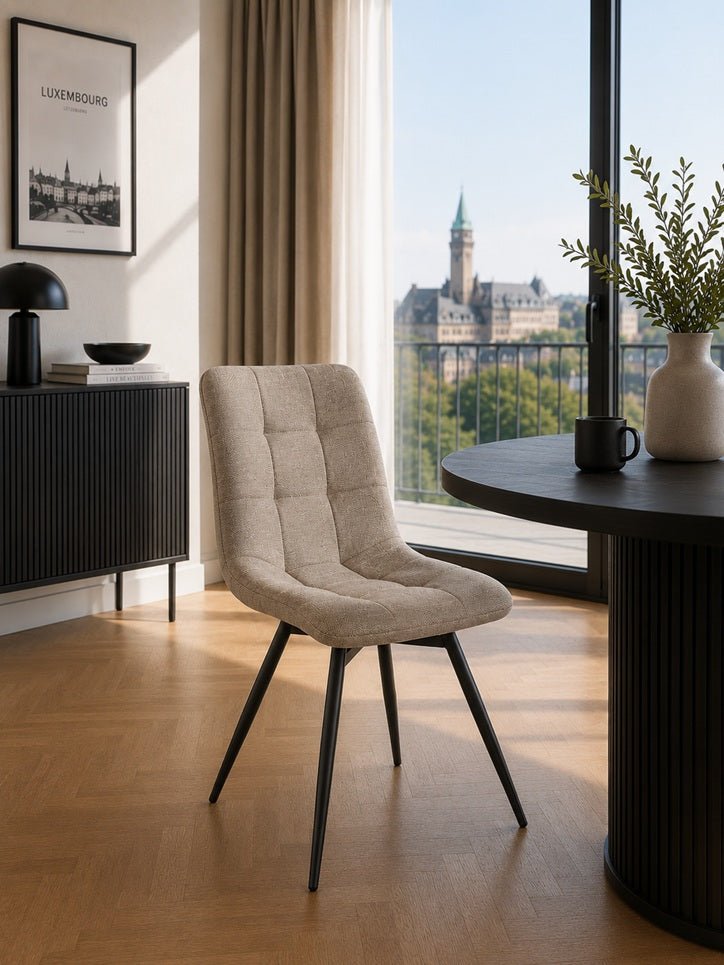Chaise beige sable (vendu par 2)