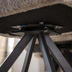 Fauteuil pivotant – Bouclé sable