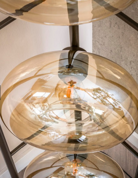 Lampadaire chaleureux