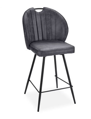 Chaise haute fixe noir (vendu par 2)