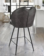 Chaise haute fixe noir (vendu par 2)