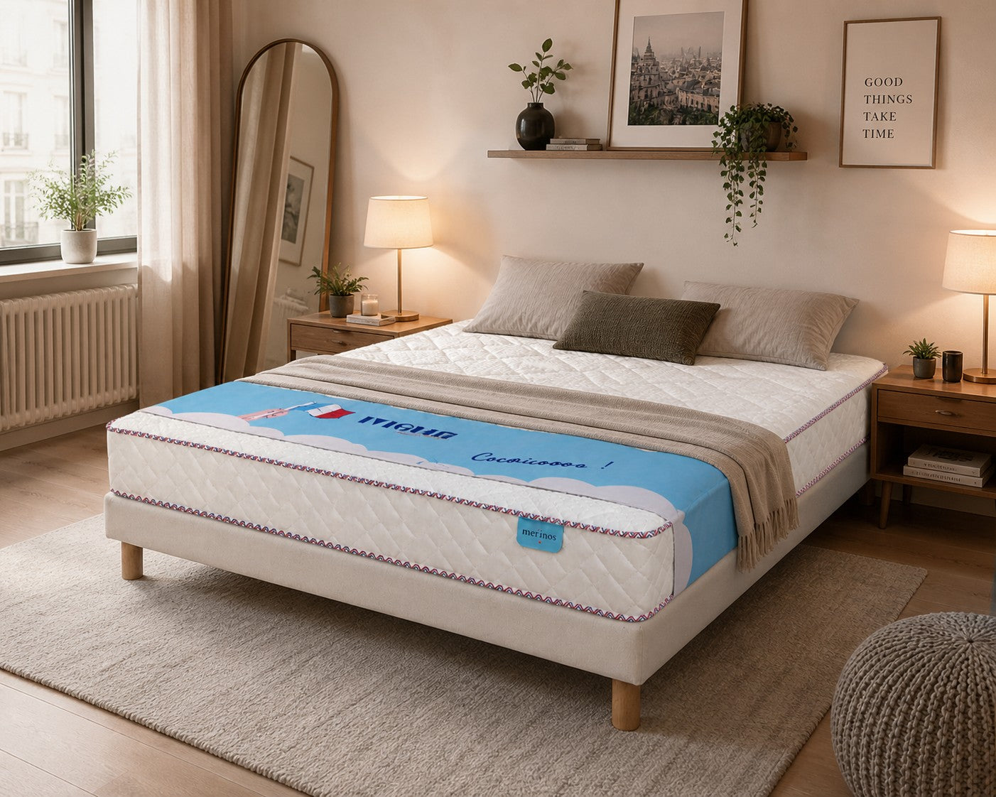 Matelas et Sommier en 140