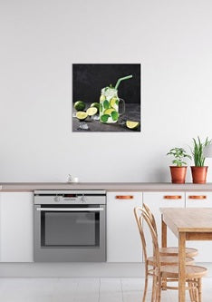 Tableau impression sur verre Citronade