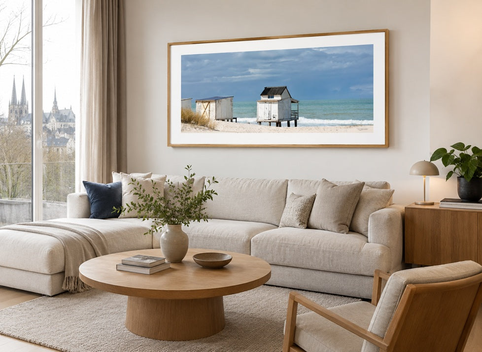 Tableau Cabane bord de mer